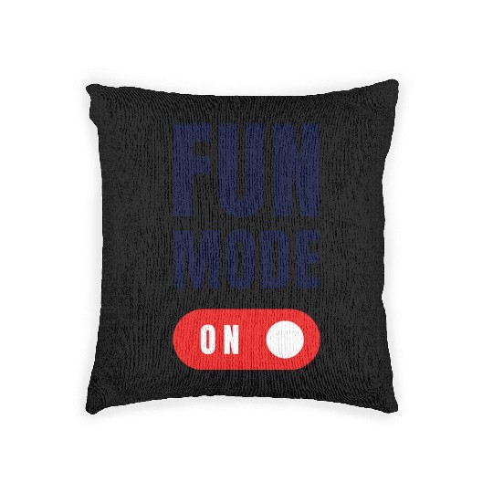 Black Colorful Dubai The Leading City in the World Woven Pillows