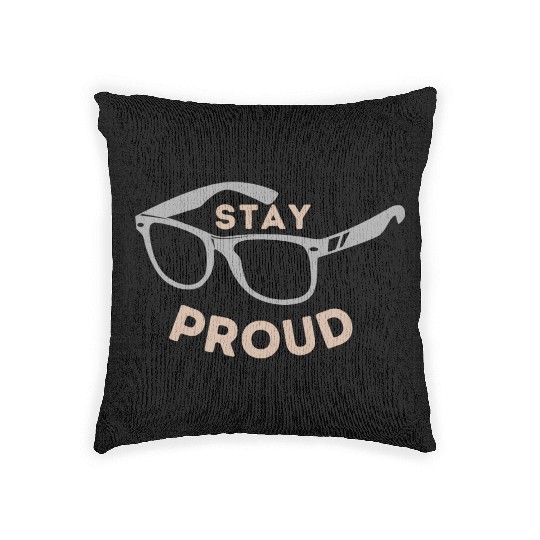 Stay proud - Motivation Woven Pillows