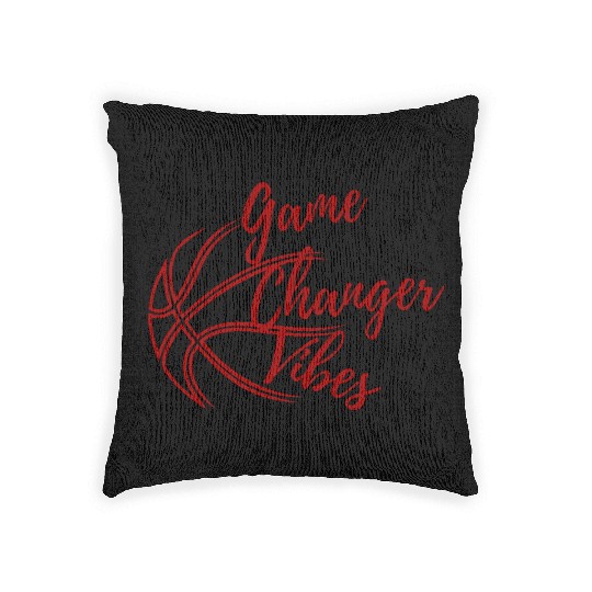 game changer vibes Woven Pillows