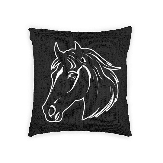 Horse Equine Pony Woven Pillows