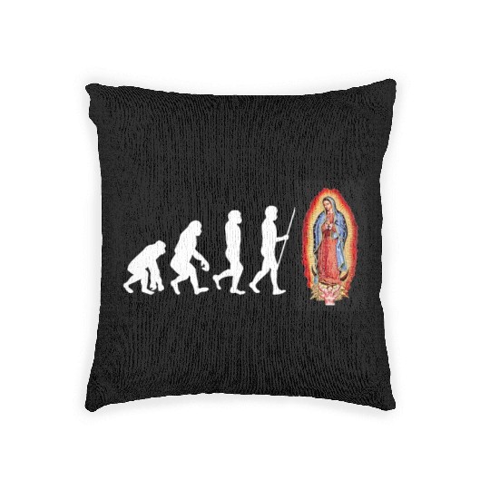 Our Lady Of Guadalupe Virgin Mary Woven Pillows