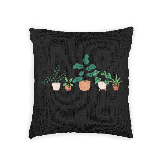 Plant Mom Woven Pillows