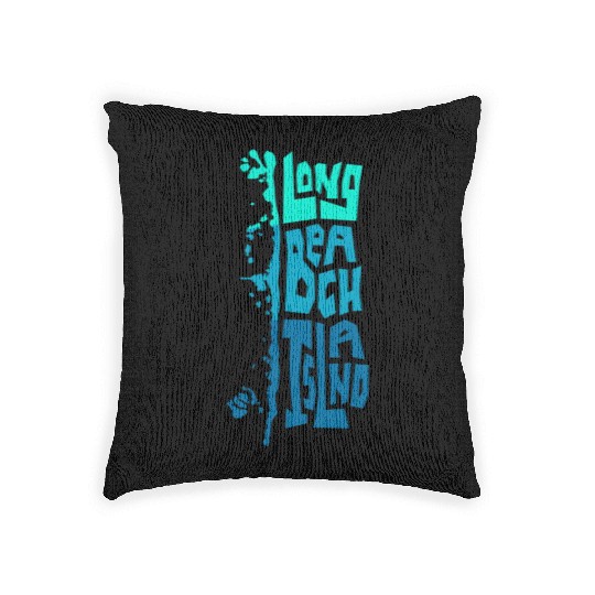 Lbi Long Beach Island Type Woven Pillows