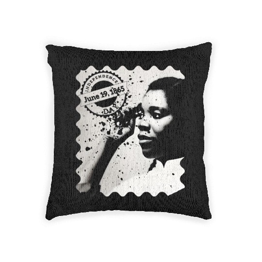 Juneteenth Day, 19 June / Independence Day Woven Pillows