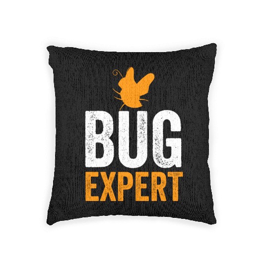 Entomology Entomologists Insect Lover Bug Expert Woven Pillows