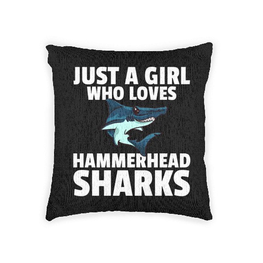 Hammerhead Shark Woven Pillows