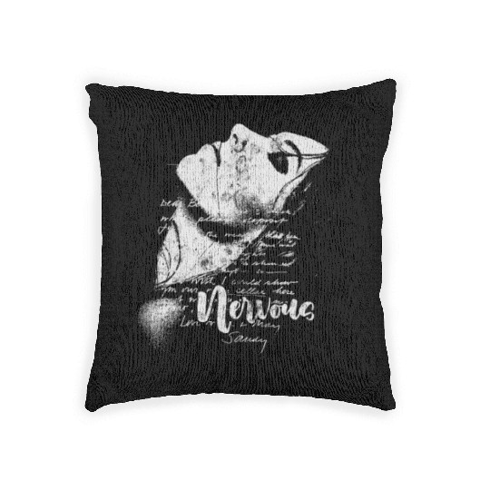 Y2k Aesthetic Grunge - Nervous Woven Pillows
