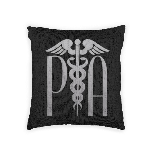 Physician Assistant Pa Degree Caduceus Medical Sym Woven Pillows