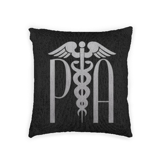 Physician Assistant Pa Degree Caduceus Medical Sym Woven Pillows