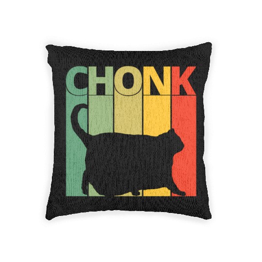 Cat Meme Chonk Dank Meme Chonk Woven Pillows