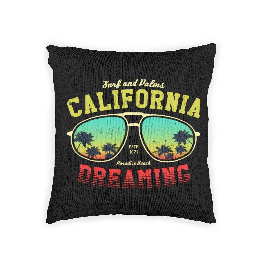 Los Angeles California Los Angeles Woven Pillows