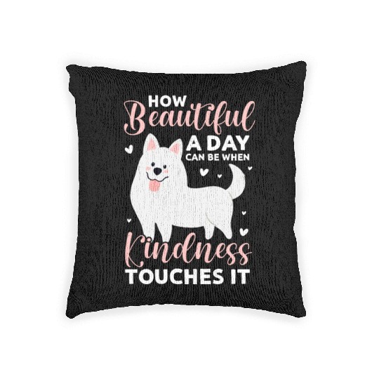 How Beautiful A Day Can Be, Great Pyrenees Woven Pillows