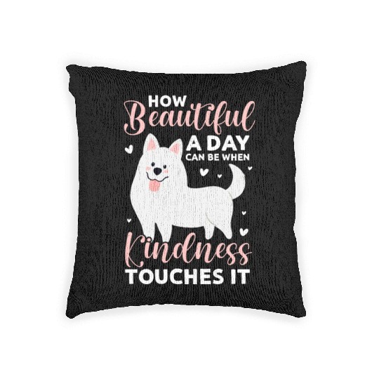 How Beautiful A Day Can Be, Great Pyrenees Woven Pillows