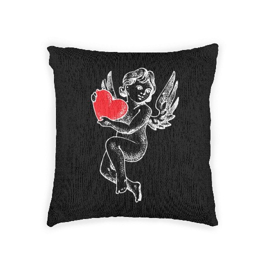 Cherub Baby Angel Christian Church Cupid He Woven Pillows