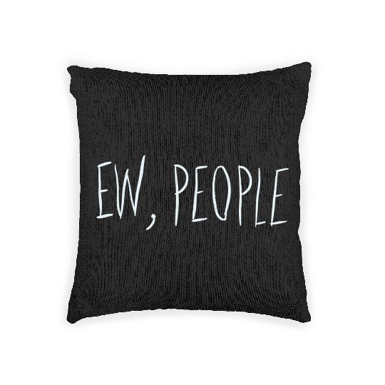 ew people vintage summer Woven Pillows