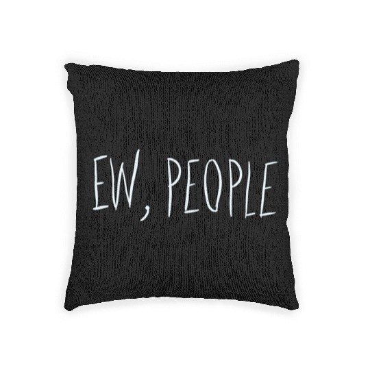 ew people vintage summer Woven Pillows