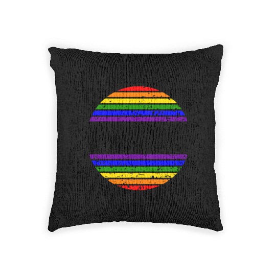 Pride LGBT Love wins, we are queer and proud Woven Pillows