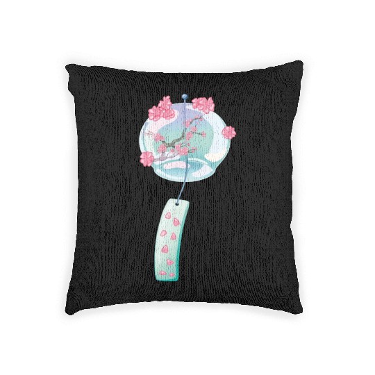 Sakura Wind Chime Woven Pillows