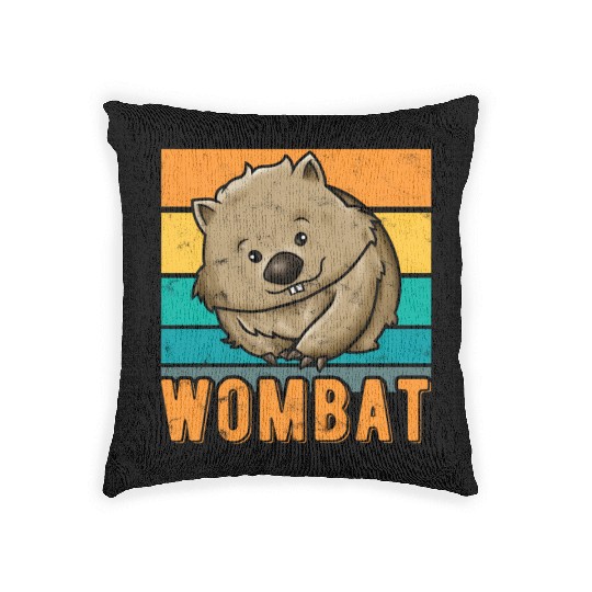 Wombat Woven Pillows