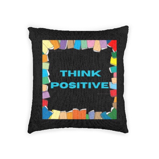 "Positive Vibes Woven Pillows: Embrace Optimism"