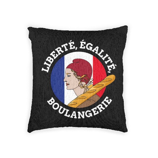 Bastille Day Marianne Of France French Revolution Woven Pillows