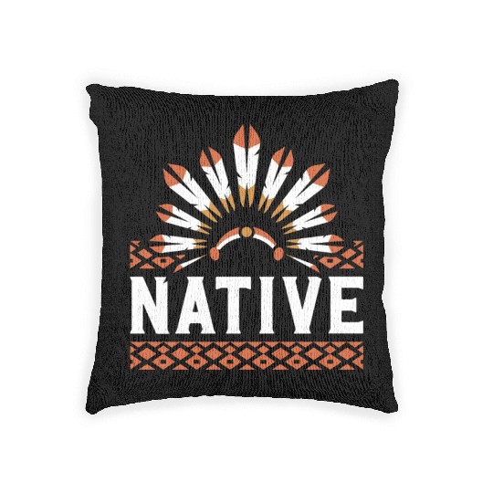 Aboriginal Indians Indigenous Native American Day Woven Pillows