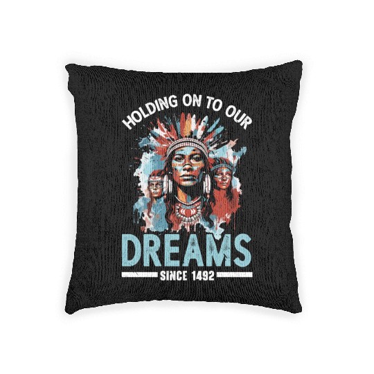 Aboriginal Indians Indigenous Native American Day Woven Pillows