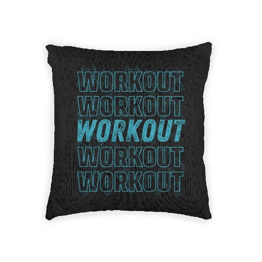 Workout | Fitness | Exercise | GYM Woven Pillows
