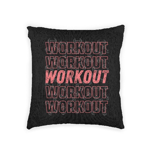 Workout | Fitness | Exercise | GYM | Health lover Woven Pillows