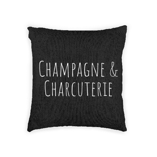 Champagne And Charcuterie- Sunday Brunch- Hostess Woven Pillows