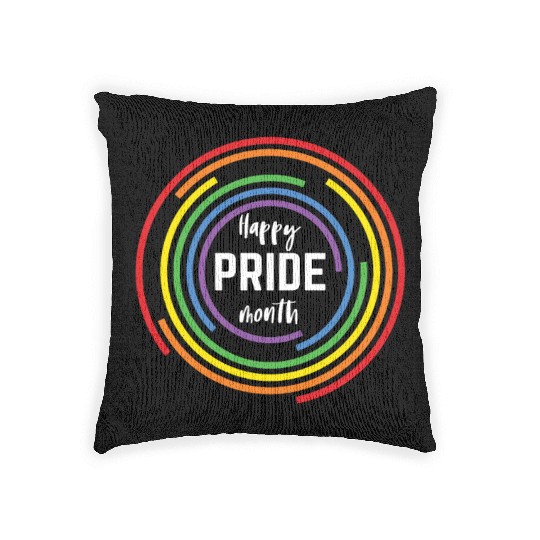 Pride LGBT Love wins, we are queer and proud Woven Pillows