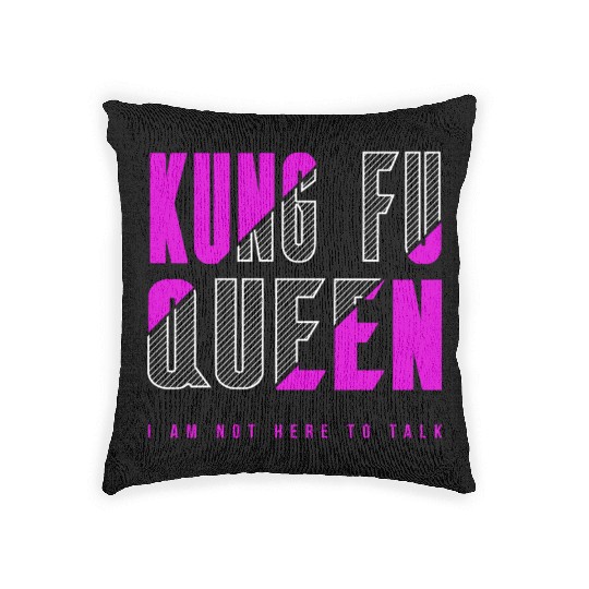 Kung Fu Queen Woven Pillows