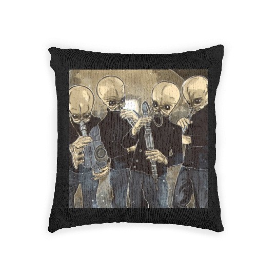 Cantina Band Mos Eisley Woven Pillows