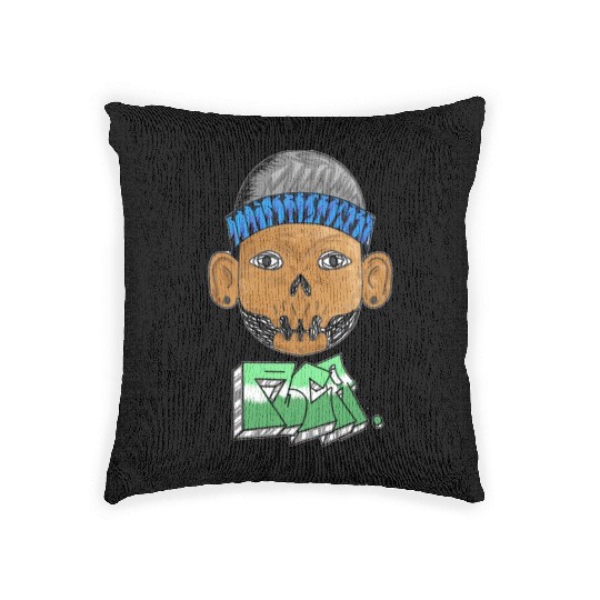 Monkey Graffiti Woven Pillows
