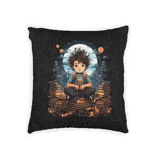 Back to School Kindergarten Elementary Student Woven Pillows