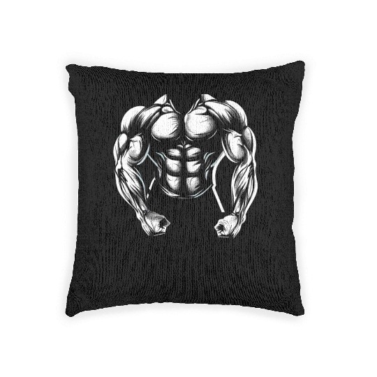 Unleash Your Inner Beast: Dominate the Gym Woven Pillows