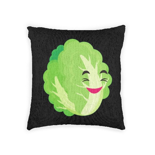 lettuce green Woven Pillows