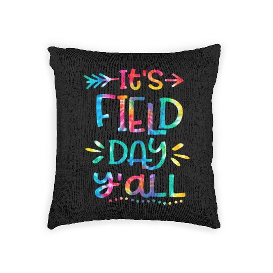 IT'S FIELD DAY y'all Woven Pillows