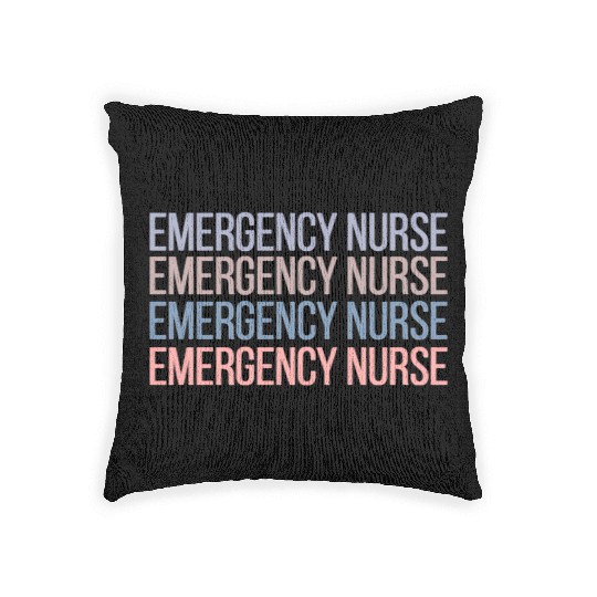 Er Nurse Emergency Room Nurse Registered Nurse Woven Pillows