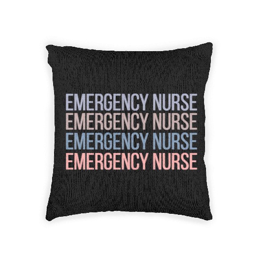 Er Nurse Emergency Room Nurse Registered Nurse Woven Pillows