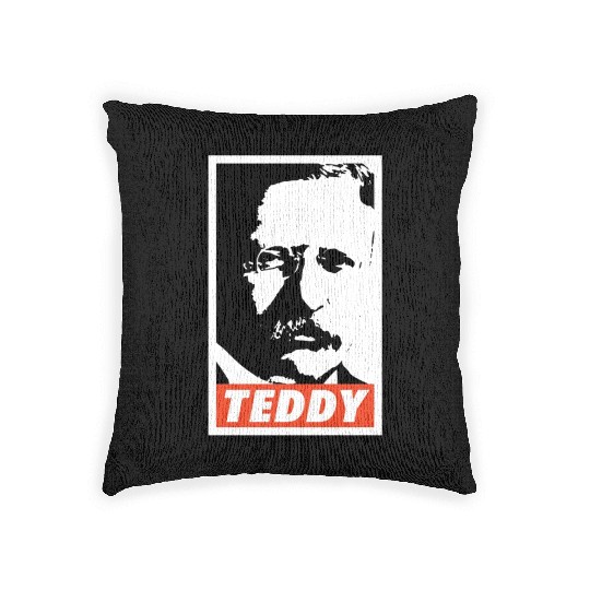 Teddy Roosevelt Woven Pillows