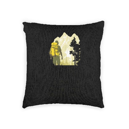 Hiking The Sport That Combines Fitness And Snack Woven Pillows