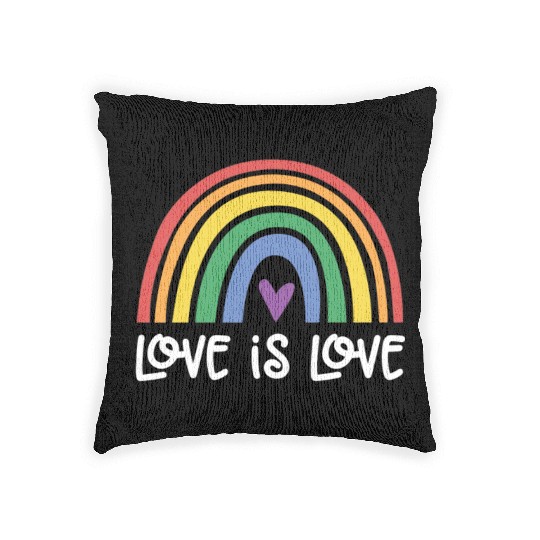 LOVE IS LOVE Woven Pillows