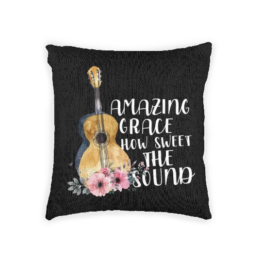 Amazing Grace How Sweet The Sound Woven Pillows