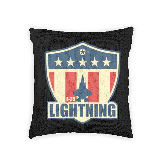 F35 Lightning boy Copy Copy Woven Pillows