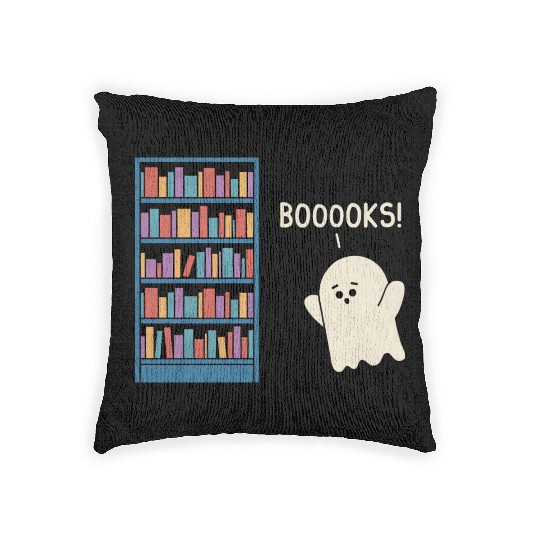 Booooks green Woven Pillows