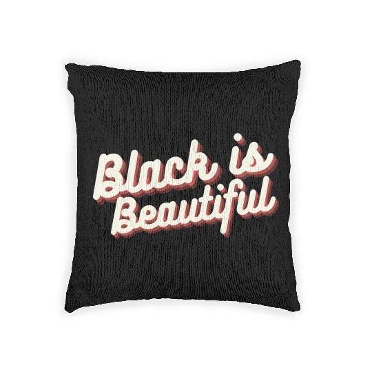 Black is Beautiful Woven Pillows