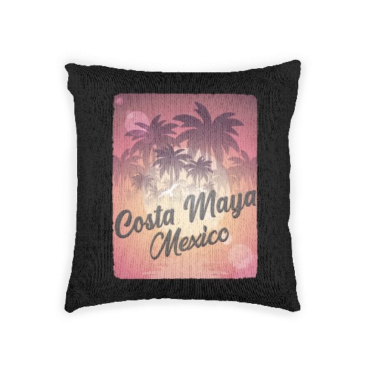 Costa Maya Mexico Woven Pillows