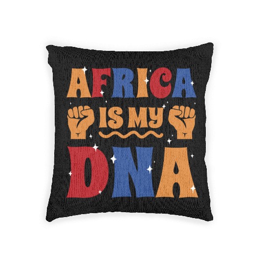 Africa Woven Pillows Card African Safari funny