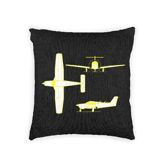 Piper PA 32 260 6 Cherokee Six Woven Pillows